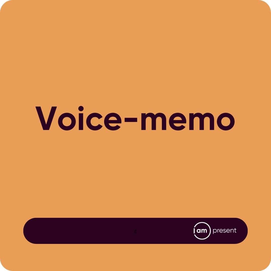 Voice-memo